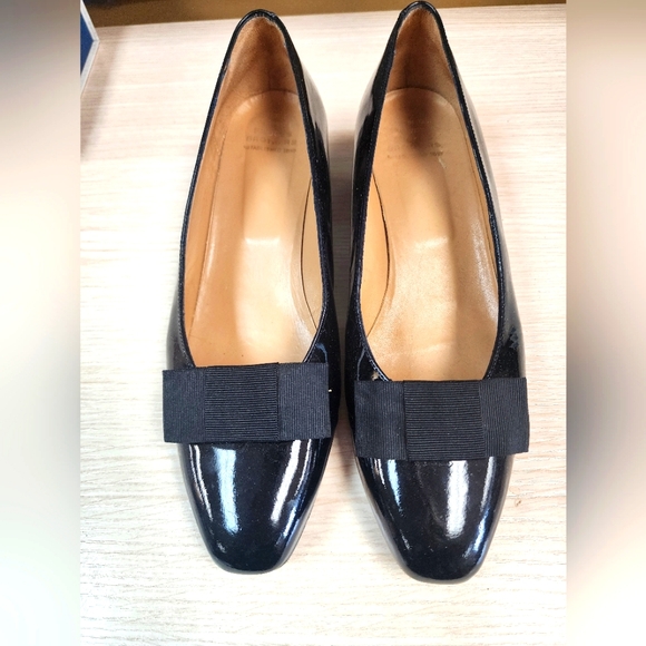 Brooks Brothers Black Patent Leather Flats - Picture 1 of 8